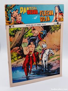 Tebeos: EXCELENTE ESTADO PANTERA NEGRA Y FLECHA ROJA 76 LEYENDAS GRAFICAS MAGA ORIGINAL